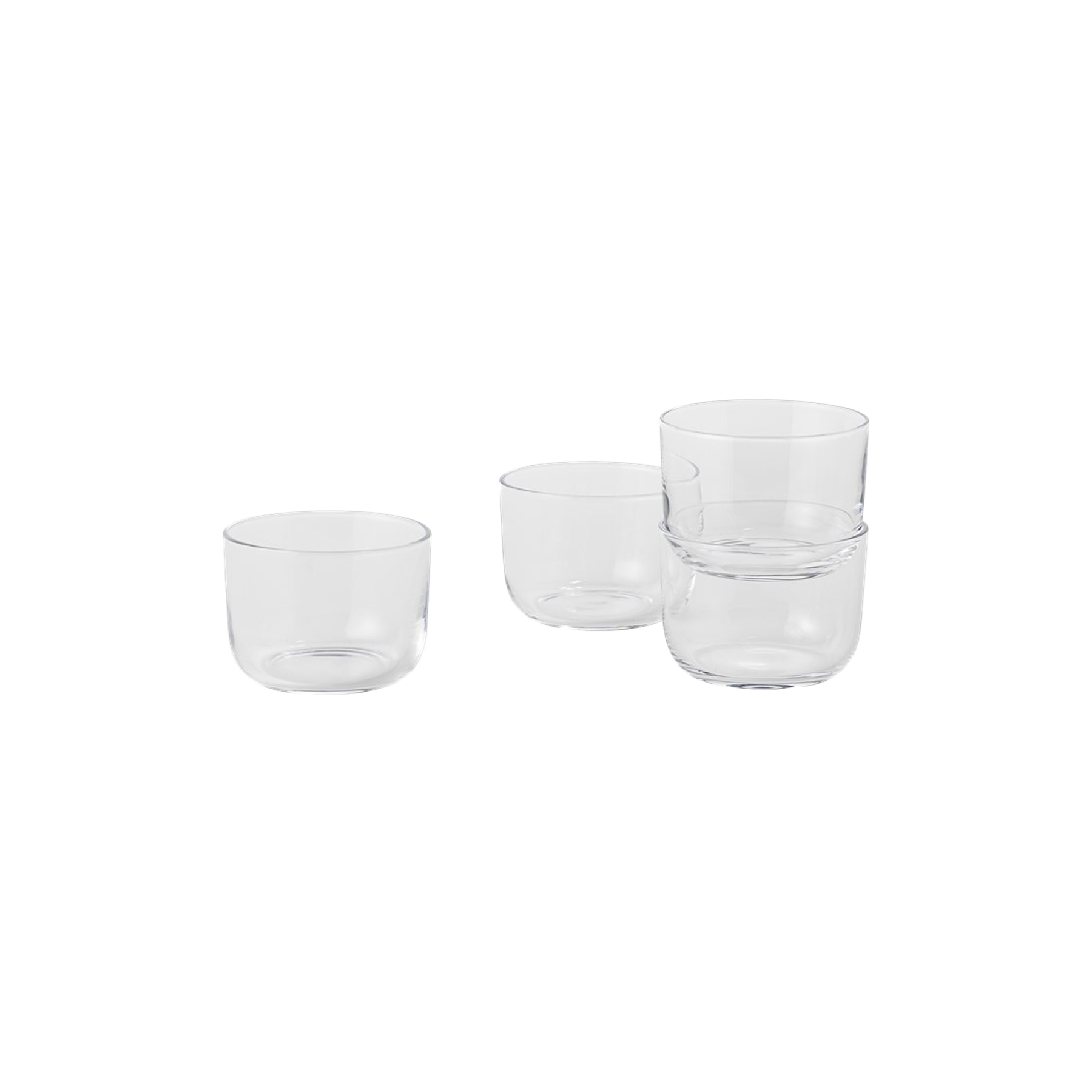 Muuto - Corky Glasses Low Clear